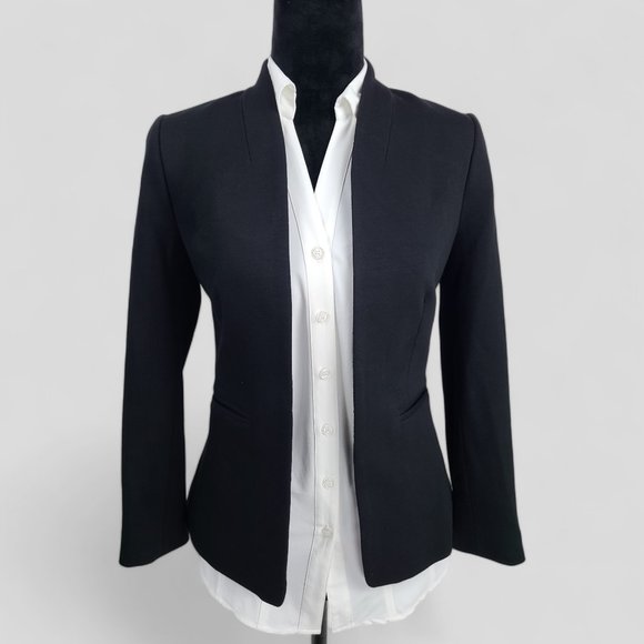 J. Crew 365 Black Women’s Stretch Blazer Size 2 - Picture 3 of 13